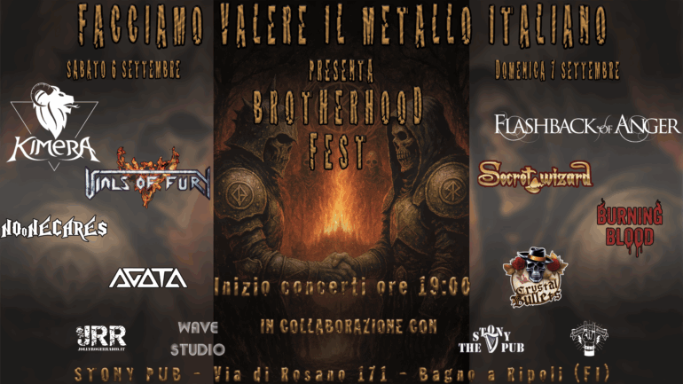 Brotherhood Fest 6-7 settembre 2025