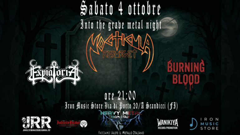 Into The Grave Metal Night